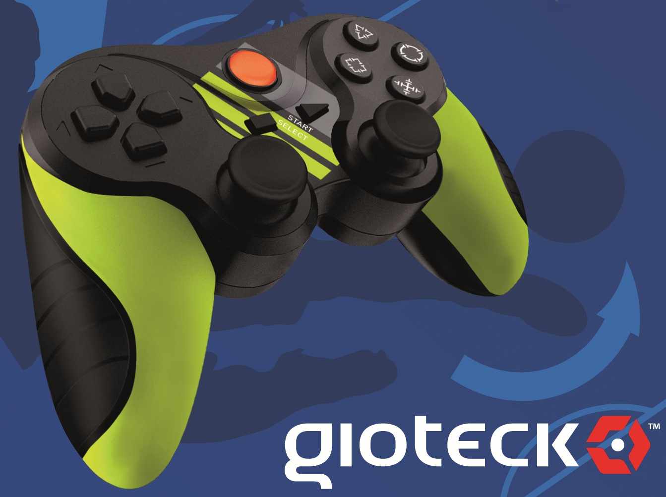 Gioteck Vx3 Wired Sport Edition Con Cable Ps3